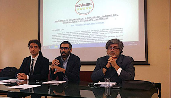 D’Ippolito e Parentela presentano proposta M5S su servizio idrico integrato regionale: “Gestione sia veramente pubblica”