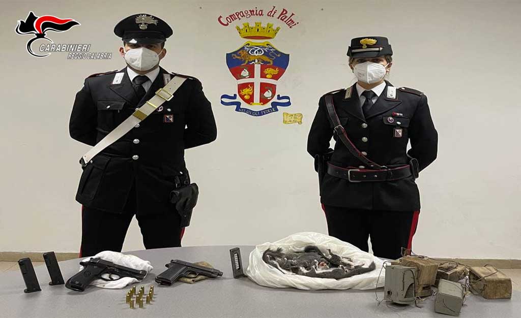 Armi e caccia illegale, un arresto nel Reggino