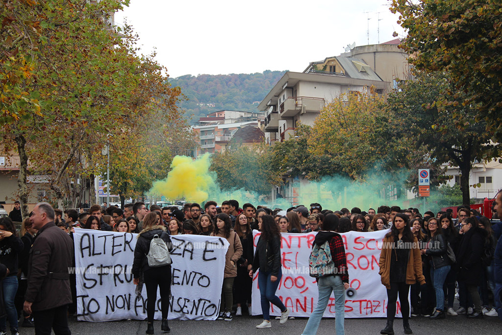 Lamezia, studenti in corteo contro alternanza scuola-lavoro - VIDEO