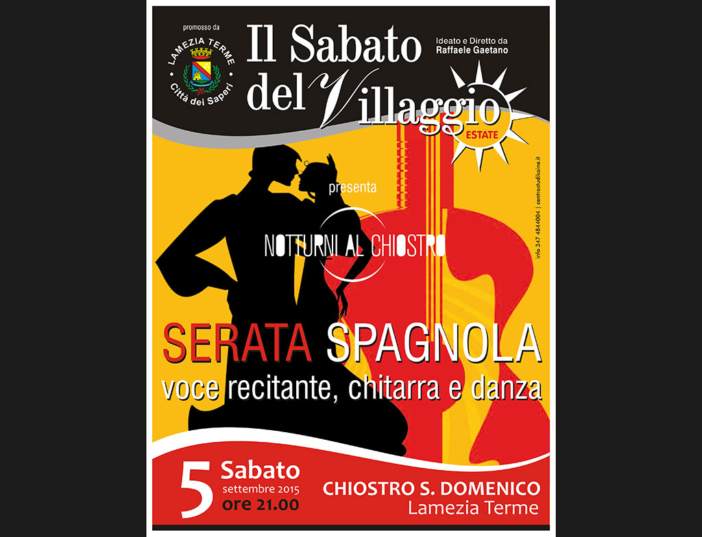 Lamezia: torna "il Sabato del Villaggio" con una "serata spagnola" il 5 settembre