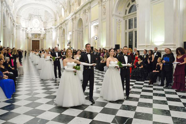 Una catanzarese al ballo debuttanti della Venaria Reale 