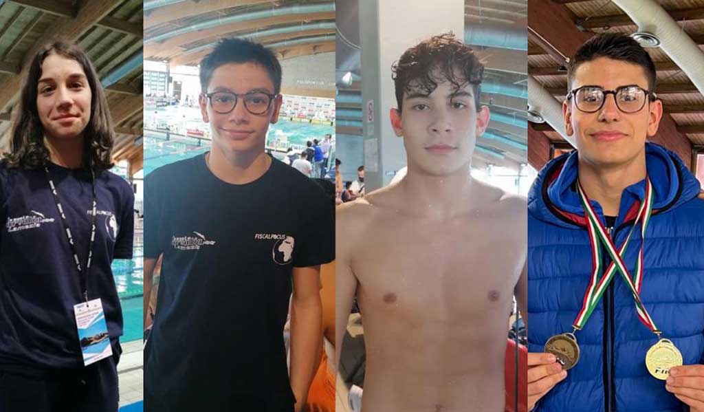 Quattro atleti dell'Arvalia Nuoto Lamezia al Campionato italiano di categoria a Roma