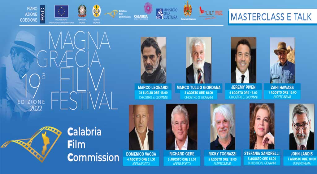 Magna Graecia Film Festival: al via le Masterclass, tra ospiti John Landis e Richard Gere