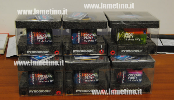 Lamezia: Sequestrato materiale pirotecnico a titolare privo di licenza 