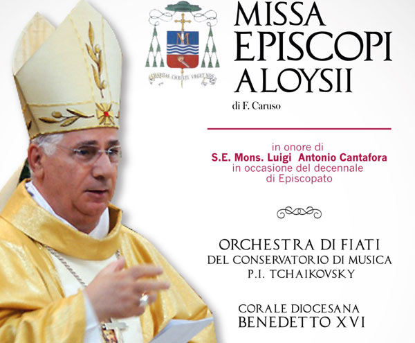 Lamezia: il 24 gennaio ‘Missa Episcopi Aloysii’ per decennale episcopato Cantafora