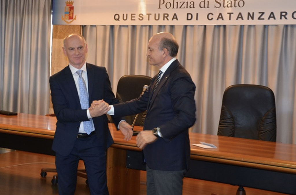 A Catanzaro la Questura saluta il vicario Montaruli