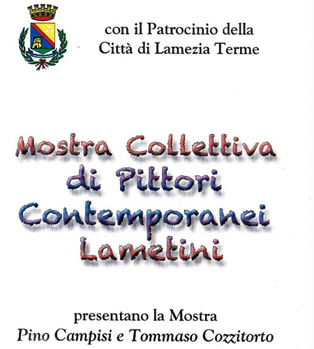  Lamezia: Artisti lametini in mostra al chiostro San Domenico