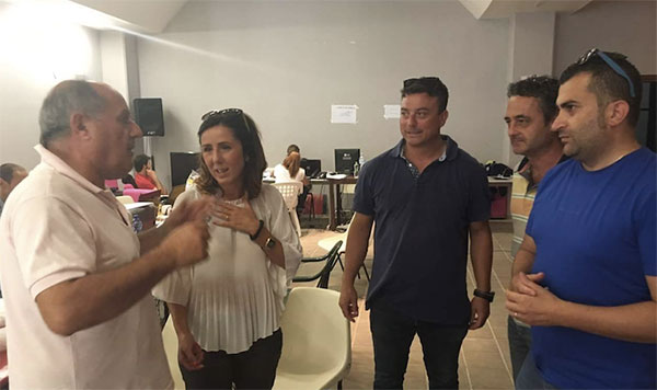 Assessore Gullo e consigliere Cristiano con Mtl nelle zone terremotate