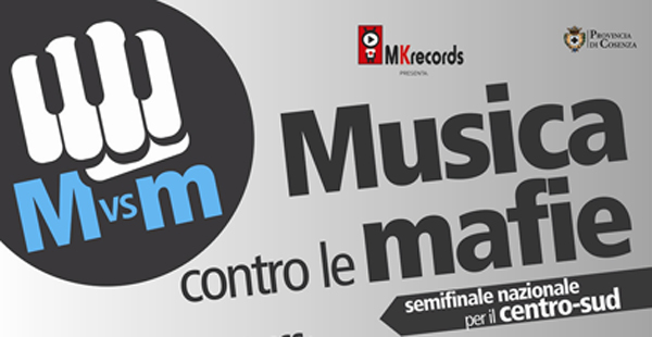 Calabria: “Musica contro le mafie” il 26 ottobre a Cosenza