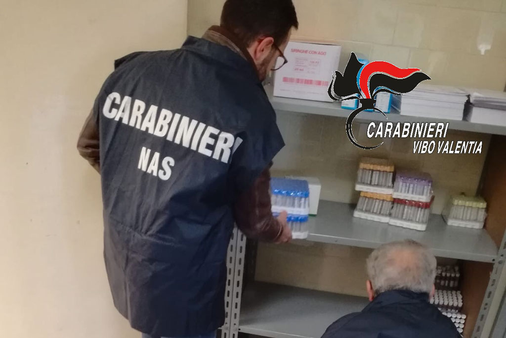 Controlli all’ospedale di Serra San Bruno, Nas rilevano gravi carenze igienico sanitarie