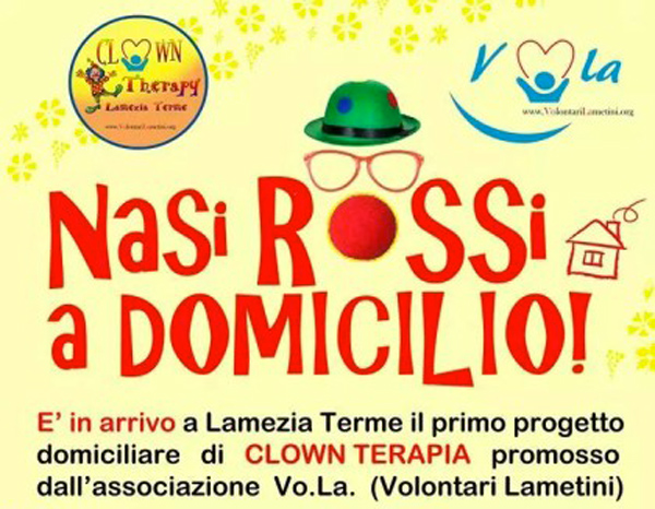Lamezia: Presentazione “Nasi Rossi a domicilio” sabato a Palazzo Nicotera