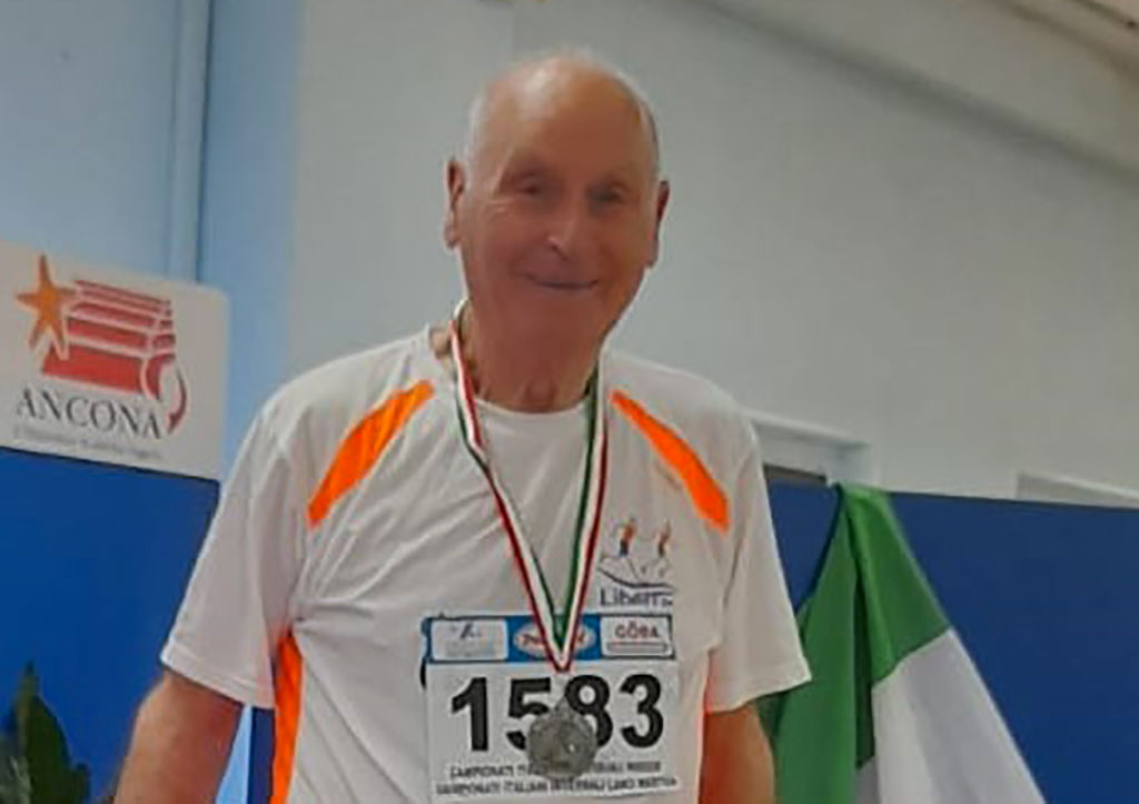 Medaglia di bronzo per Nello Vespier ai campionati indoor di atletica leggera di Ancona 