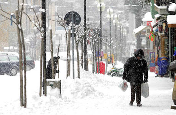 Calabria: Maltempo, neve e temperature sotto zero