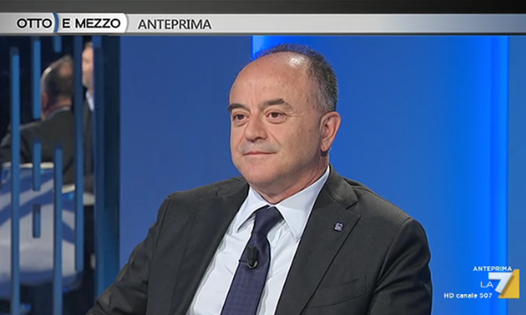 Procuratore Gratteri ospite a "Otto e mezzo": “Il rischio di infiltrazione in politica c'è sempre”
