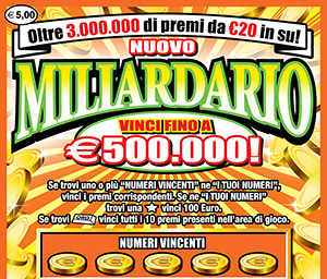 Vinti a Paola 500.000 euro con "nuovo miliardario"