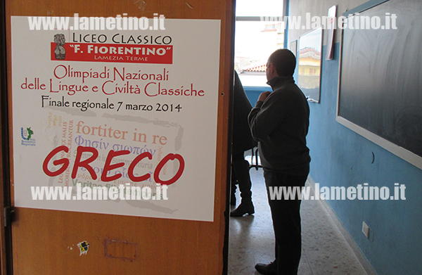 Lamezia: Al liceo Fiorentino selezioni per partecipare alle “Olimpiadi civiltà classica”