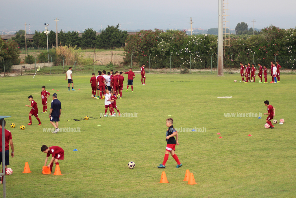 Allenamento open Day del Torino al centro sportivo Lamezia Golfo