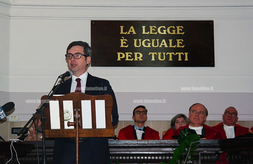 Inaugurazione anno giudiziario a Catanzaro, Ministro Orlando: “Dare segnale in un territorio piagato da criminalità”