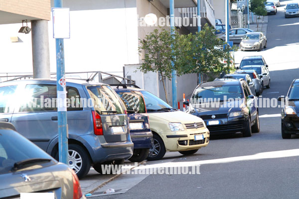 Lamezia: Via dei Mille, marciapiedi "occupati" da auto e alberi. Cittadini chiedono interventi