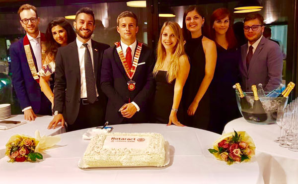 Passaggio di consegne al Rotaract Club Lametino: Antonio De Ponto nuovo presidente
