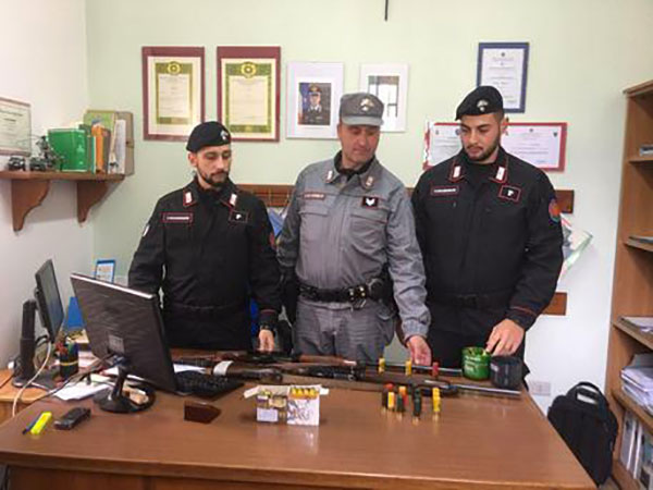 Trovati con fucili nel Parco della  Sila, due denunce