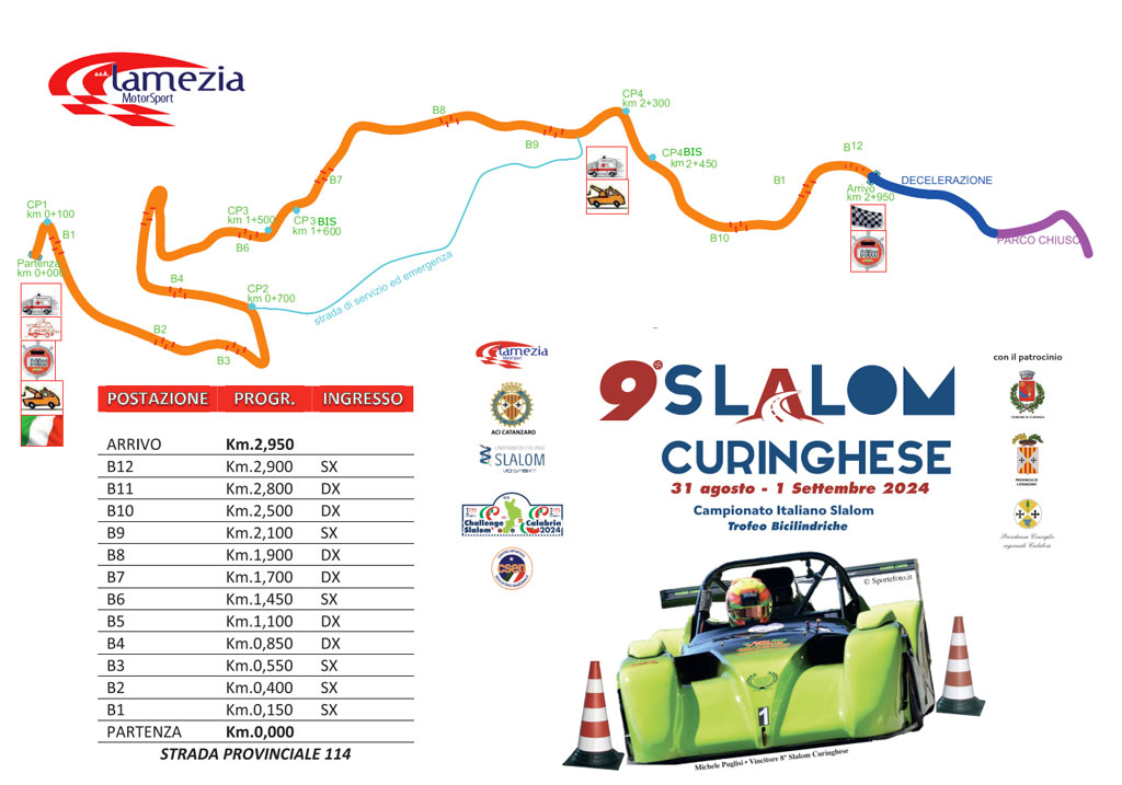 Ultimi preparativi per la nona edizione dello Slalom Curinghese: start il 31 agosto