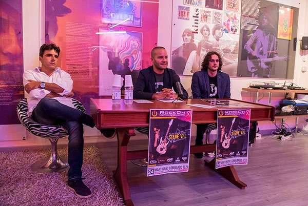 RockOn 2016: Master Class di Steve Vai il 24 settembre a Martirano Lombardo