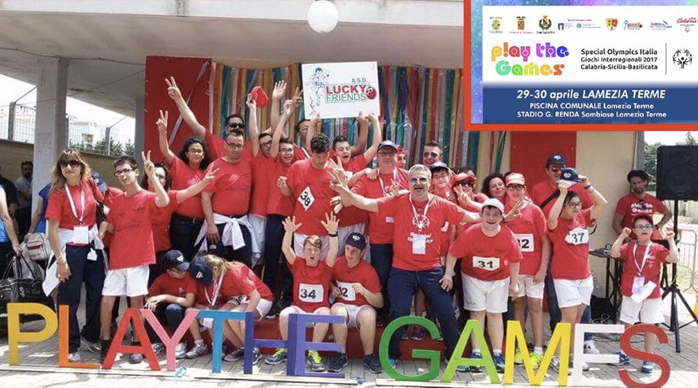 Lamezia: il 18 aprile presentazione “Play The Games – Special Olympics Italia” della Lucky Friends