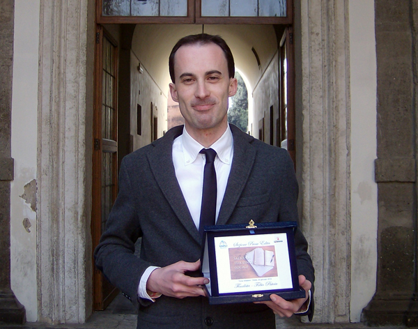 Premio letterario nazionale delle Pro loco d’Italia a Fabio Pistoia con “A Jastigna”
