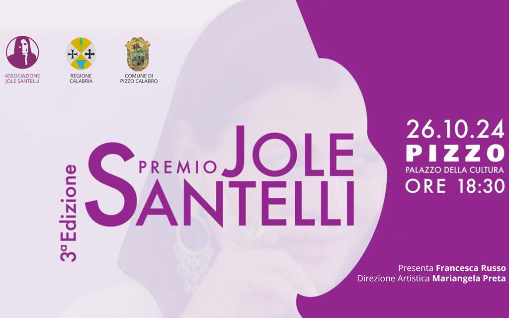 Tutto pronto per la terza edizione del Premio Jole Santelli a Pizzo