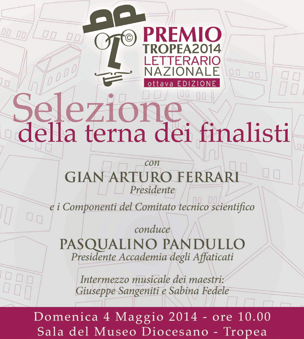 Calabria: Premio Tropea, i 18 finalisti per la selezione finale
