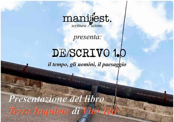 Lamezia, il 5 febbraio presentazione libro di Vito Teti “Terra Inquieta” 