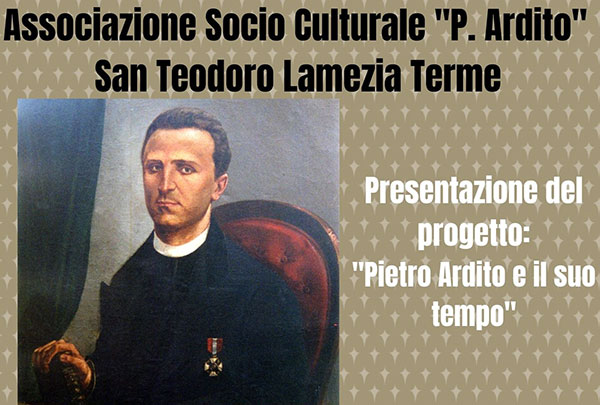 Presentazione del progetto ‘Pietro Ardito e il suo tempo’ il 7 ottobre al Chiostro
