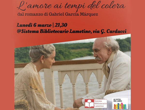 Lamezia, proiezione "L'amore ai tempi del colera" il 6 marzo in omaggio a Gabriel García Márquez