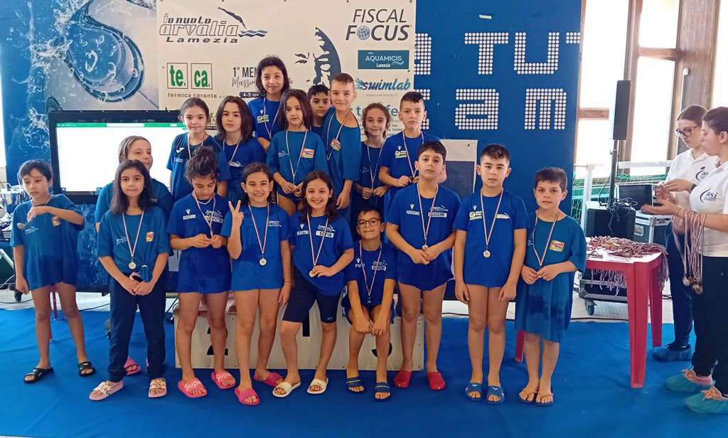 Campionato Primavera ASI, vittoria per la categoria Propaganda dell’Arvalia Nuoto Lamezia