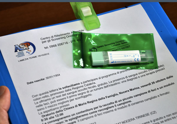 Calabria: AspCz, Screening del colon retto a Nocera Terinese