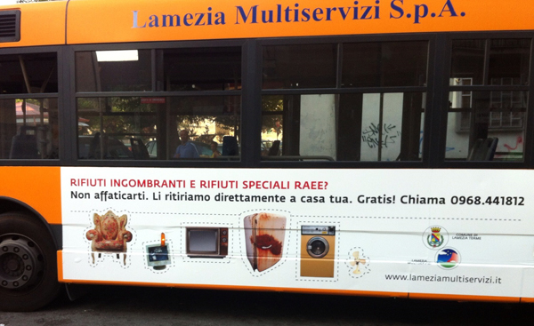 Lamezia: Parte la campagna di comunicazione della Multiservizi sui mezzi pubblici