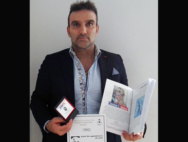 Lamezia: Raffaele Mazza a Londra per il premio internazionale “Diana’s Walk”