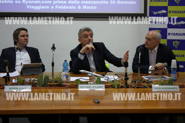 Lamezia: Aeroporto, Ryanair pensa di incrementare voli con rotte verso Francia Spagna e Scandinavia