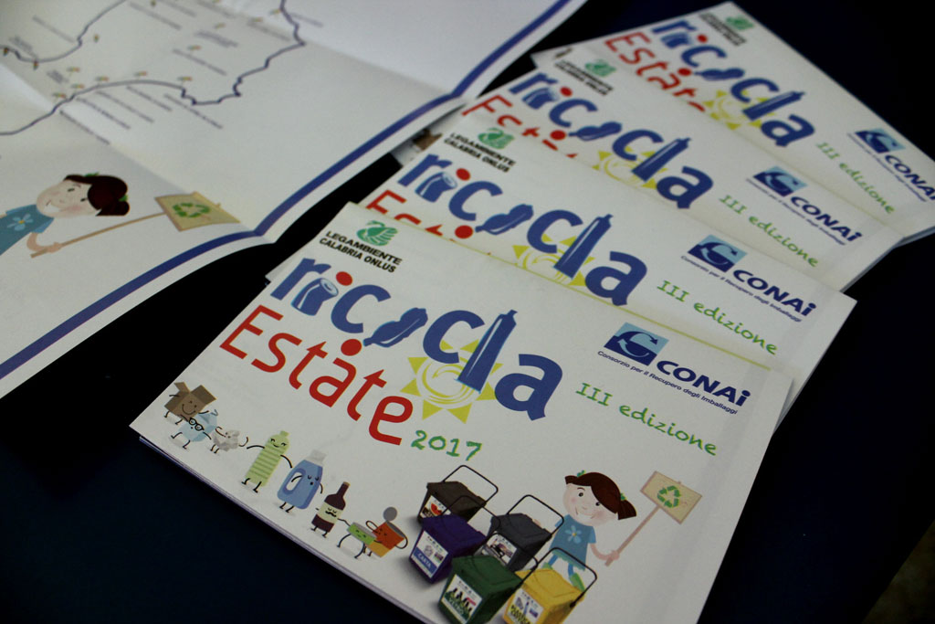 Parte “Ricicla Estate” di Legambiente Calabria e Conai, due tappe a Gizzeria il 21 luglio e 23 agosto
