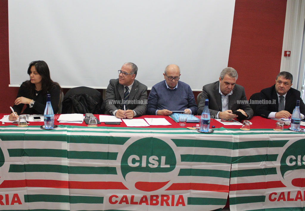 Lamezia, si riunisce consiglio generale Cisl Calabria: si discute di sanità, lavoro, occupazione giovanile e infrastrutture