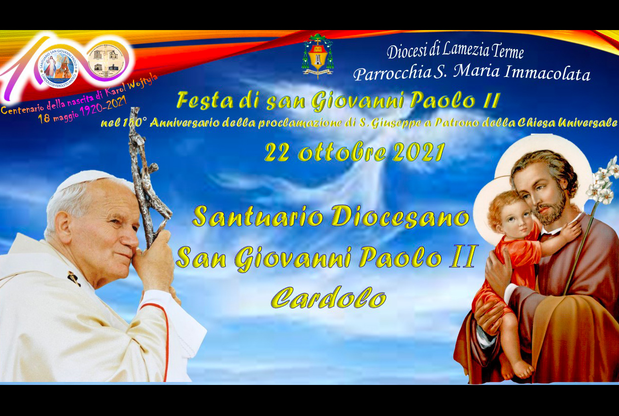 Lamezia, messa per la festa di San Giovanni Paolo II domani al Santuario di Cardolo