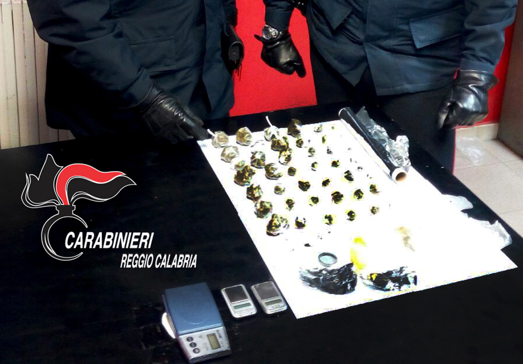 Detenzione ai fini di spaccio di droga, arrestato 24enne ad Arghillà