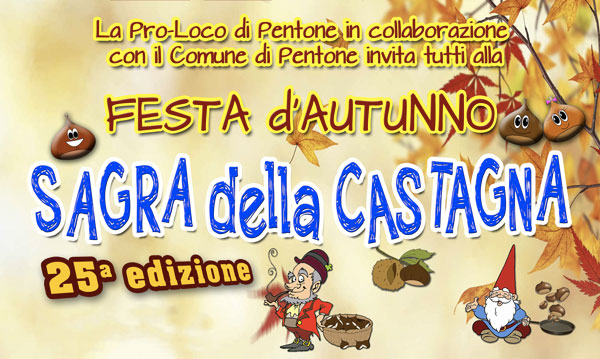 Festa d’Autunno di Pentone, il 29 e 30 ottobre