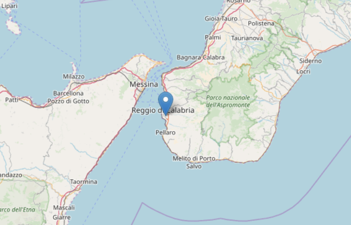 Scossa di terremoto avvertita nel reggino
