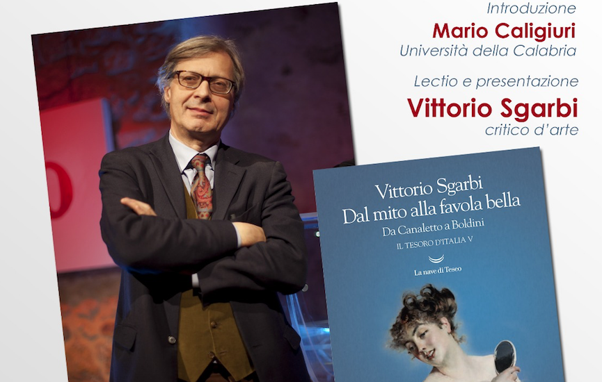 Lamezia, Sgarbi presenta il suo ultimo libro il 10 agosto