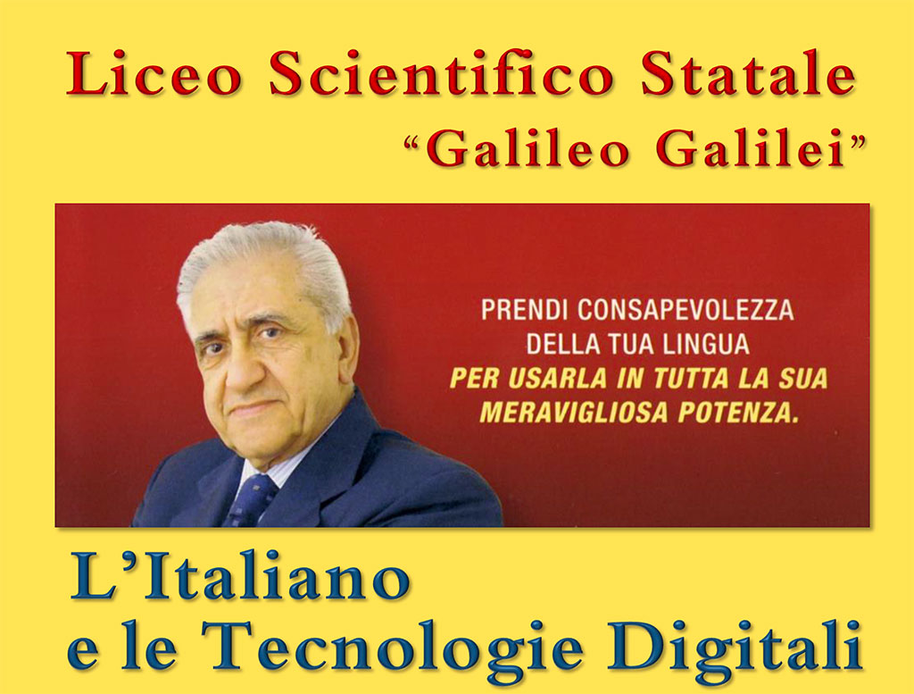 Lamezia: “L'italiano e le tecnologie digitali”, il 6 novembre il professore Sabatini al liceo Scientifico