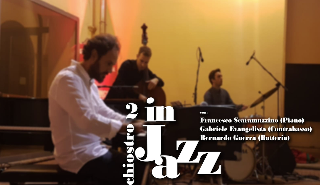 Lamezia, torna “Chiostro in Jazz 2” il 24 maggio con il trio Scaramuzzino, Evangelista e Guerra