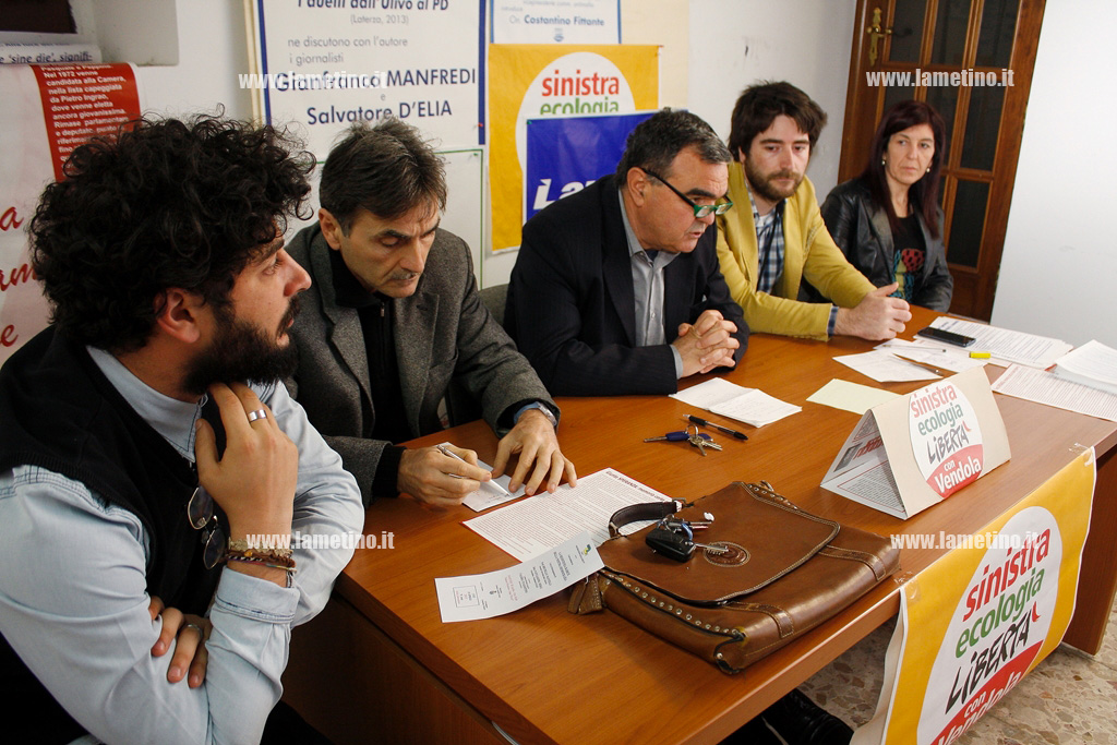 Lamezia: Sel, con Sonni cinque anni senza rischi