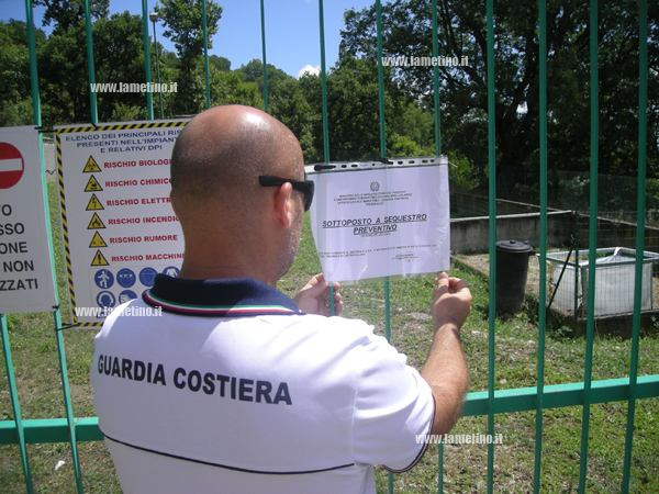 Calabria: Operazione Mare sicuro, sequestrato depuratore ad Alessandria del Carretto